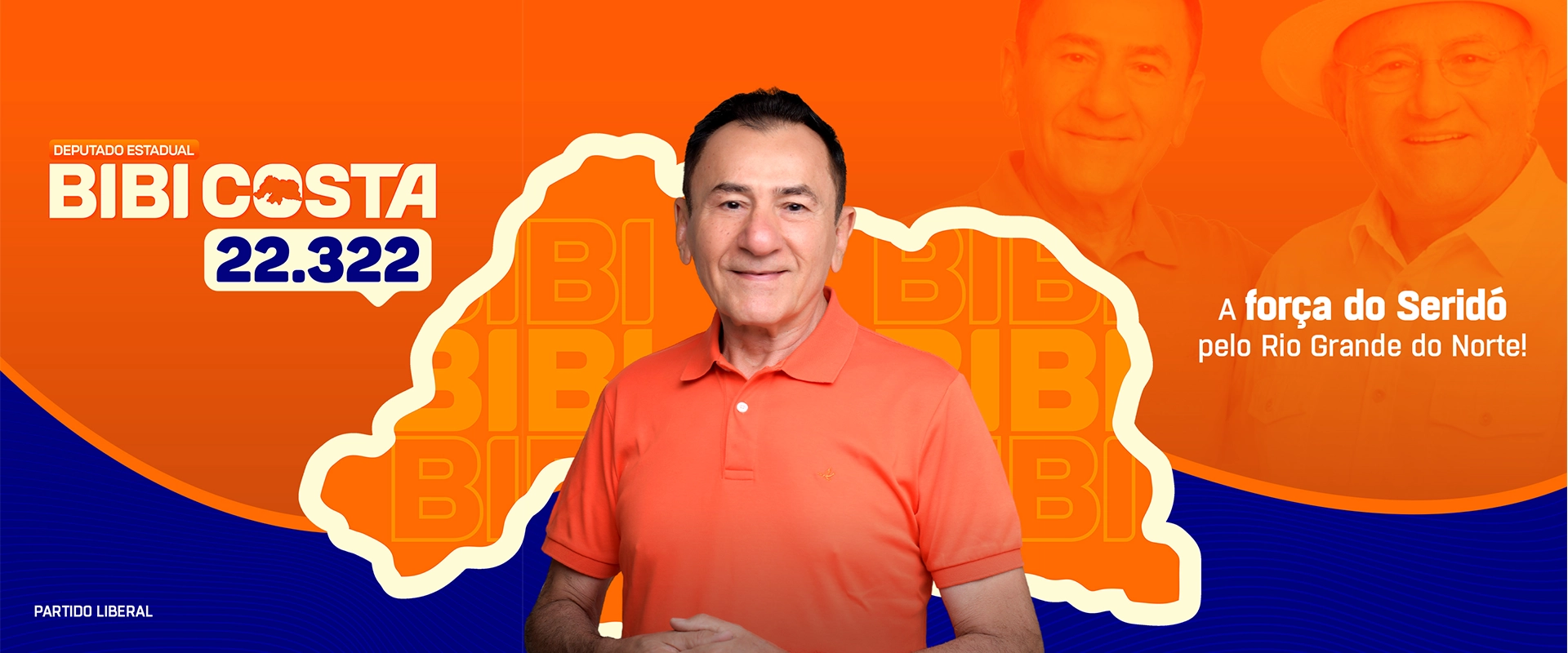 Bibi Costa 22.322 — Deputado Estadual — A força do Seridó pelo Rio Grande do Norte